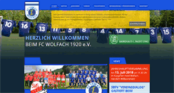 Desktop Screenshot of fcwolfach.de