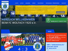 Tablet Screenshot of fcwolfach.de